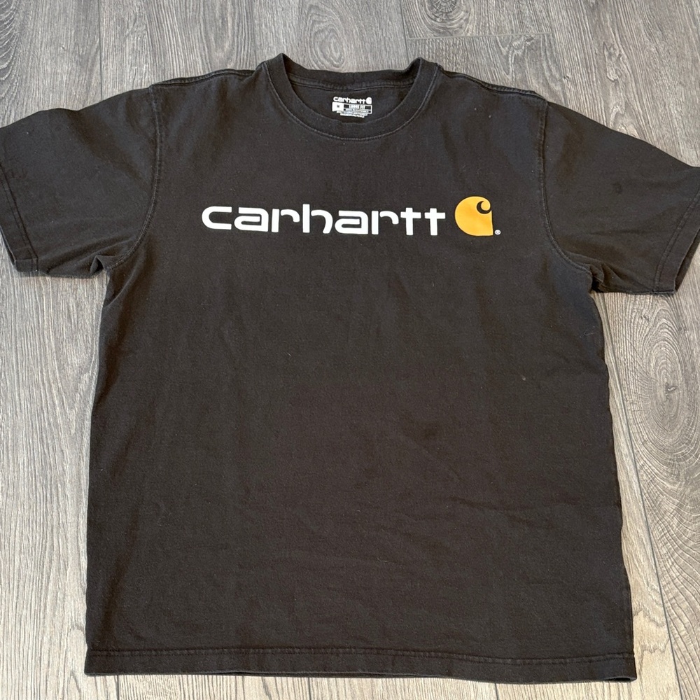 Carhartt Men’s Charcoal  Tee with Logo